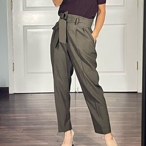 Trouvé cotton viscose blend paperback pants trousers  size 2